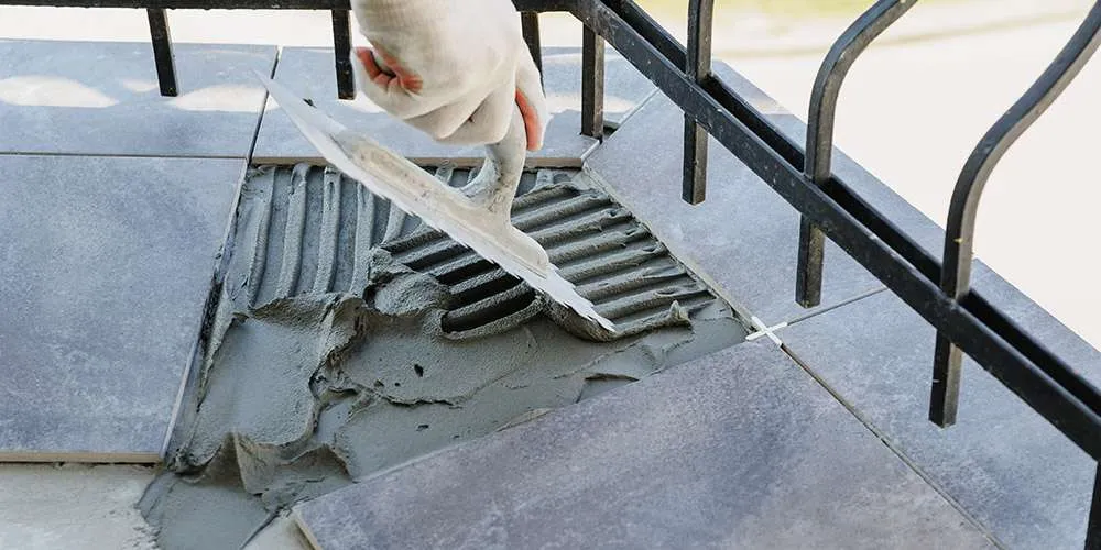 tecnici Baumix ripristino piano di calpestio terrazzo