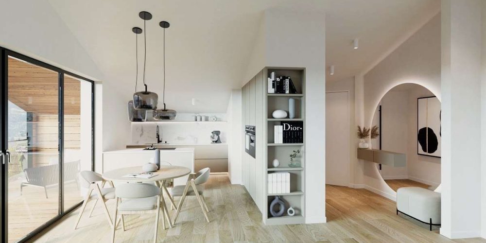 Ristrutturazione casa a Bolzano con finiture moderne
